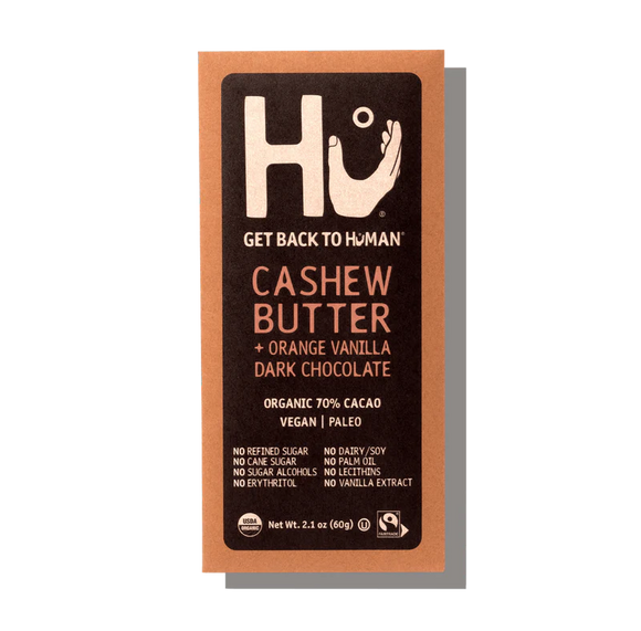 Hu Cashew Butter & Orange Vanilla Dark Chocolate Bar - 2.1 OZ