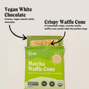 Matcha White Chocolate Waffle Cone Bar - 1 OZ-4