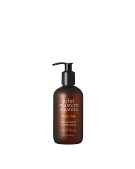 Body Milk with Geranium & Ylang Yang: 8 fl oz.