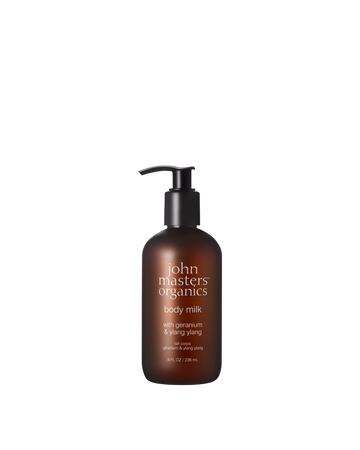 Body Milk with Geranium & Ylang Yang: 8 fl oz.