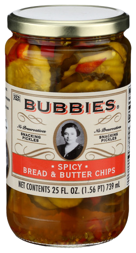 Spicy Bread & Butter Pickle Chips - 25 FO