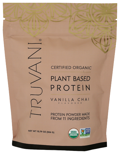 Truvani Plant Based Vanilla Chai Protein Powder - 11.53 OZ