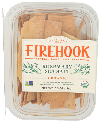 Firehook Rosemary Sea Salt Baked Crackers - 5.5 OZ