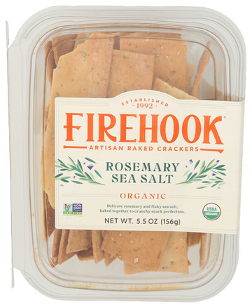 Firehook Rosemary Sea Salt Baked Crackers - 5.5 OZ