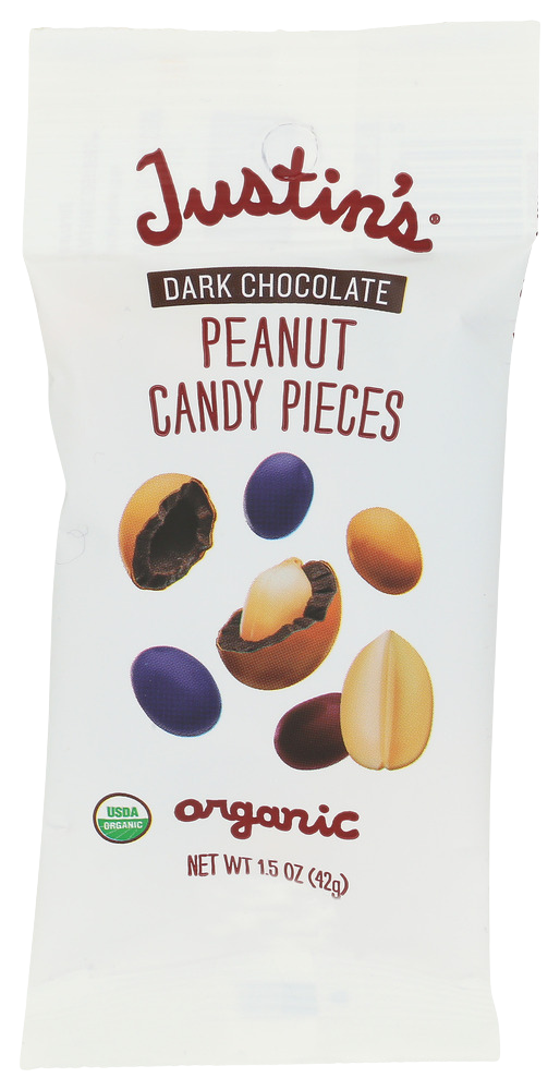 Justins Dark Chocolate Peanut Pieces - 1.5 OZ