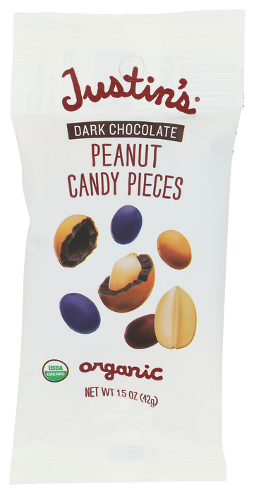 Justins Dark Chocolate Peanut Pieces - 1.5 OZ