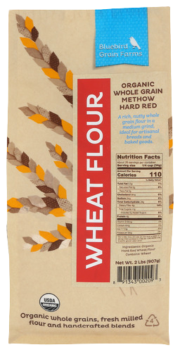 Organic Hard Red Wheat Flour - 2 LB