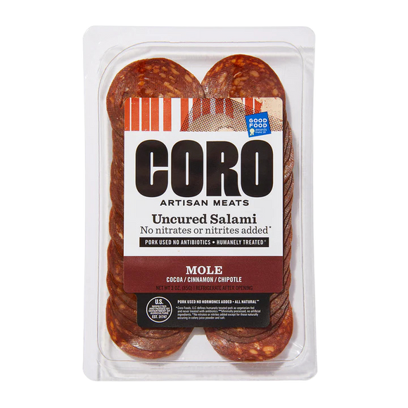 Mole Uncured Salami - 3 OZ