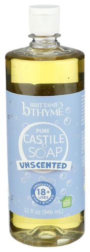 Unscented Castile Soap - 32 FO