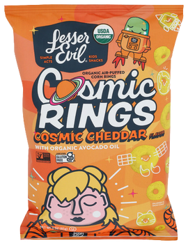 Organic Cosmic Cheddar Ring Snacks - 3 OZ