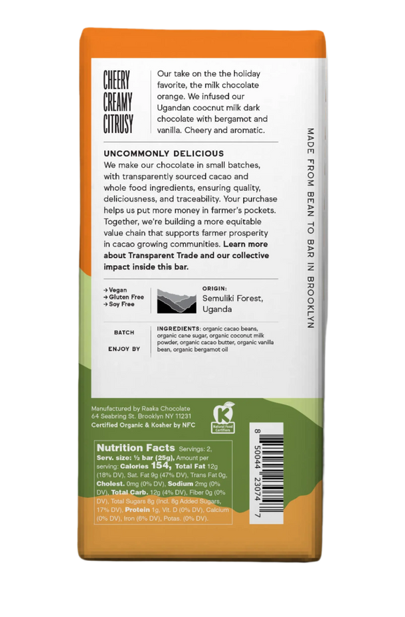 53% Winter Citrus Chocolate Bar - 1.8 OZ