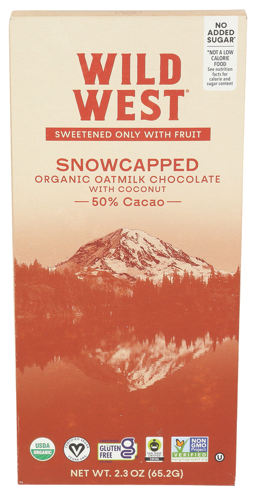 Wild West Snowcapped Organic Oat Milk Chocolate Bar - 2.3 OZ