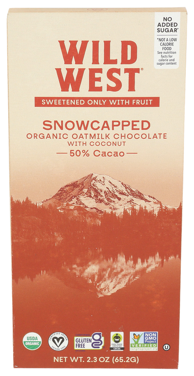 Wild West Snowcapped Organic Oat Milk Chocolate Bar - 2.3 OZ