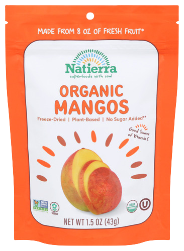 Organic Freeze-Dried Mangos - 1.5 OZ