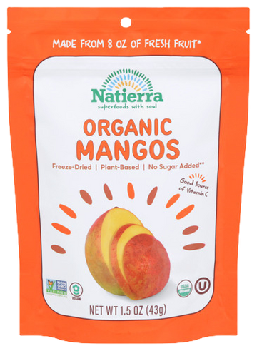Organic Freeze-Dried Mangos - 1.5 OZ