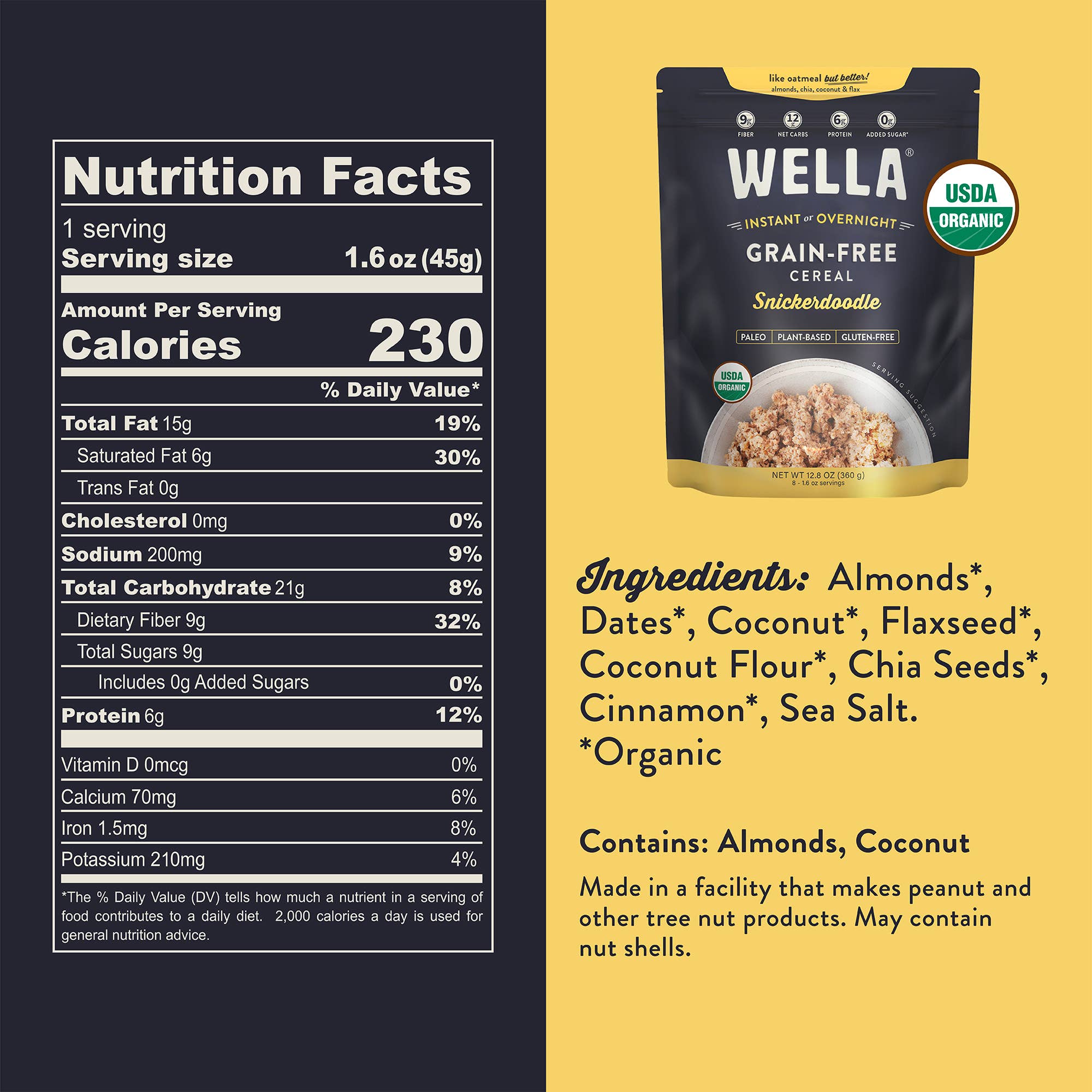 Grain-Free Cereal Snickerdoodle Mutli-Serve Pouch