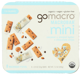 Gomacro Mini Coconut, Almond Butter & Chocolate Chip Bar - 7 PK