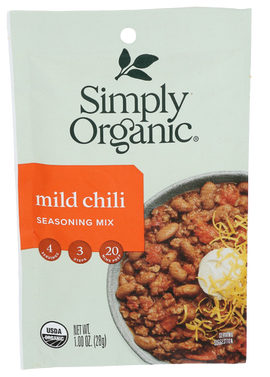 Organic Mild Chili Seasoning Mix - 1 OZ