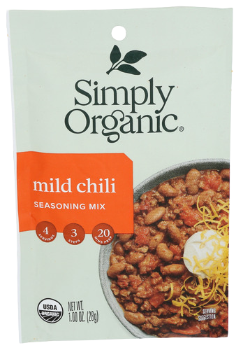 Organic Mild Chili Seasoning Mix - 1 OZ