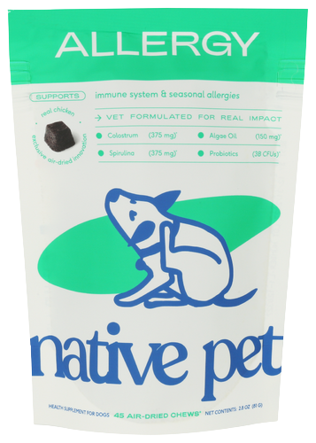 Native Pet Dog Allergy Chew Supplement - 2.8 OZ