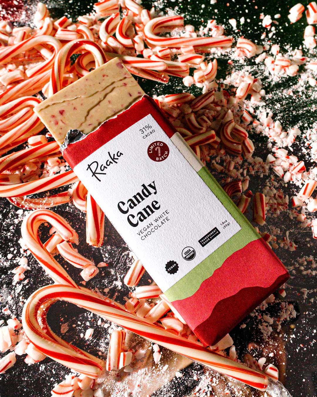 Candy Cane White Chocolate - 1.8 OZ