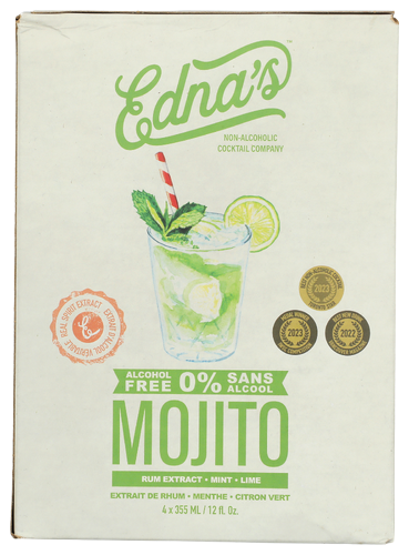Ednas NA Mojito Cocktail - 4 PK