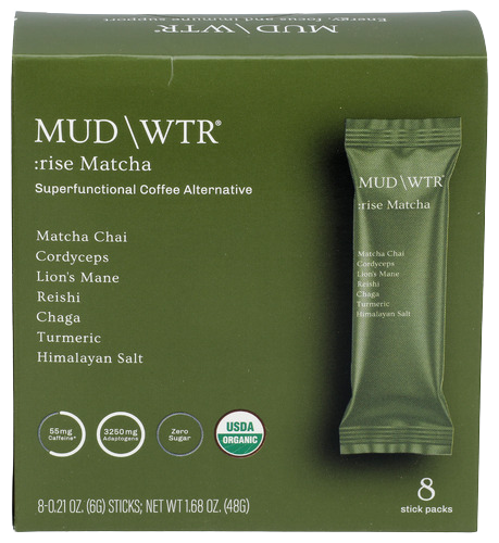 Mud Wtr Matcha - 8x1.68 OZ