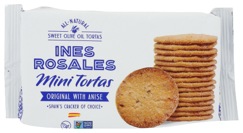 Ines Rosales Original Olive Oil Crackers - 4.44 OZ