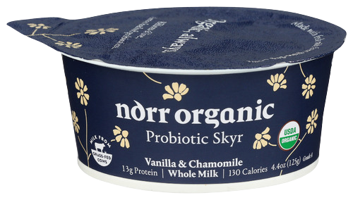 Organic Whole Milk Vanilla & Chamomile Yogurt - 4.4 FO | Juneau Natural