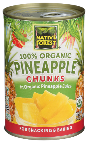 Organic Pineapple Chunks - 14 OZ