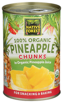 Native Forest Organic Pineapple Chunks - 14 OZ-1