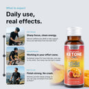 Tecton Ketones - Performance Shot + Caffeine: Peach Mango Lift-8