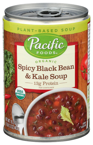 Organic Spicy Black Bean & Kale Soup - 16.3 OZ