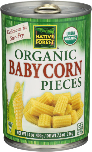 Organic Baby Corn Pieces - 14 OZ