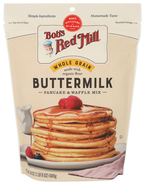 Bobs Red Mill Buttermilk Pancake & Waffle Mix - 24 OZ