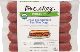 Grass-Fed Uncured Beef Hot Dogs - 10 OZ