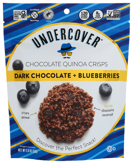 Dark Chocolate + Blueberries Quinoa Crisps - 2 OZ