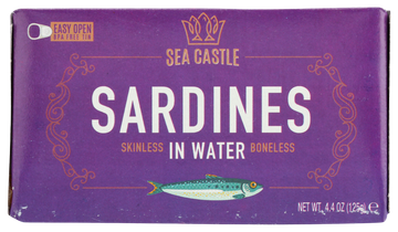 Sea Castle Skinless Boneless Sardines - 4.375 OZ