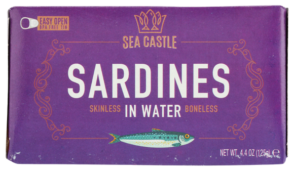 Sea Castle Skinless Boneless Sardines - 4.375 OZ