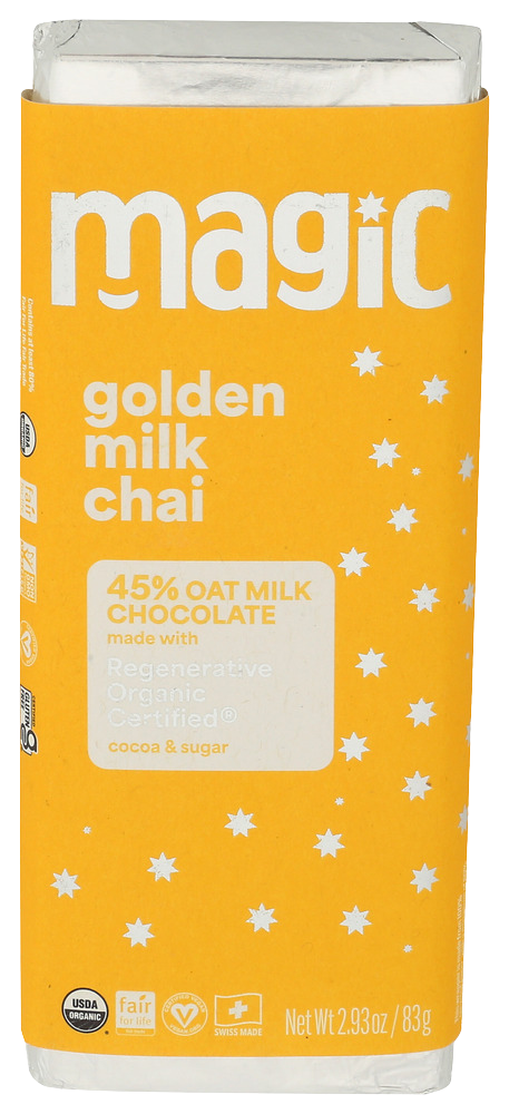 Magic Golden Milk Chai Oat Milk Chocolate Bar - 2.93 OZ