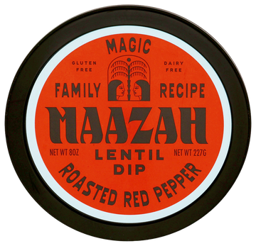Maazah Roasted Red Pepper Lentil Dip - 8 OZ