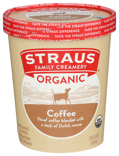Organic Coffee Ice Cream - 1 QUART