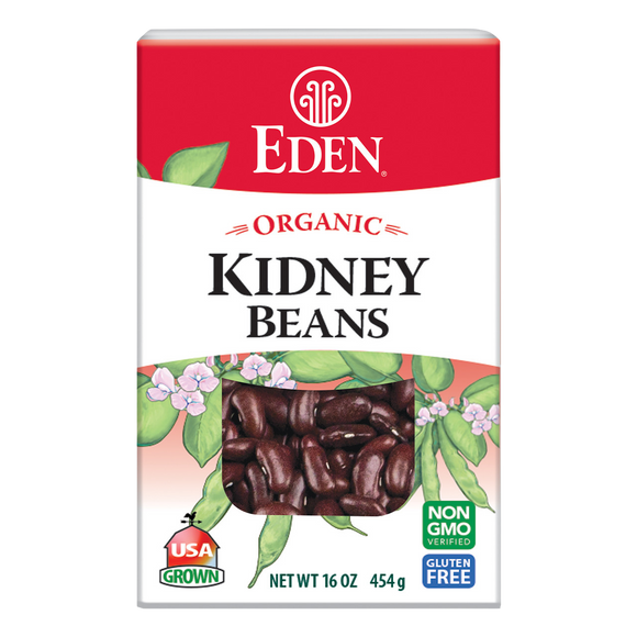 Organic Dry Kidney Beans - 16 OZ