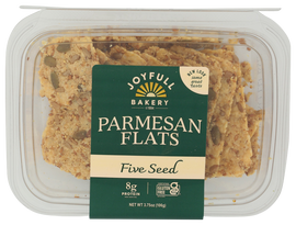 Joyfull Five Seed Parmesan Crackers - 3.75 OZ