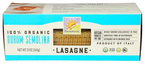 Organic Lasagna Pasta - 12 OZ