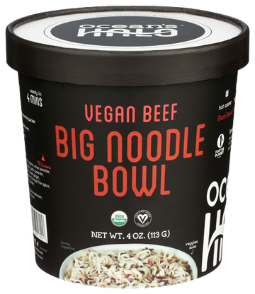 Oceans Halo Vegan Beef Big Noodle Bowl - 4.02 OZ