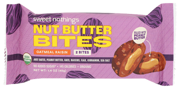 Organic Oatmeal Raisin Nut Butter Bites - 1.4 OZ