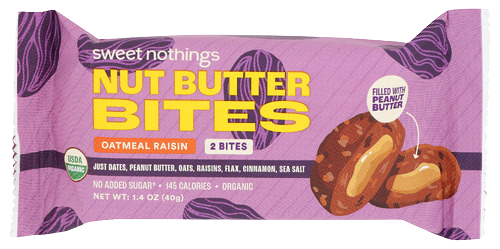 Organic Oatmeal Raisin Nut Butter Bites - 1.4 OZ