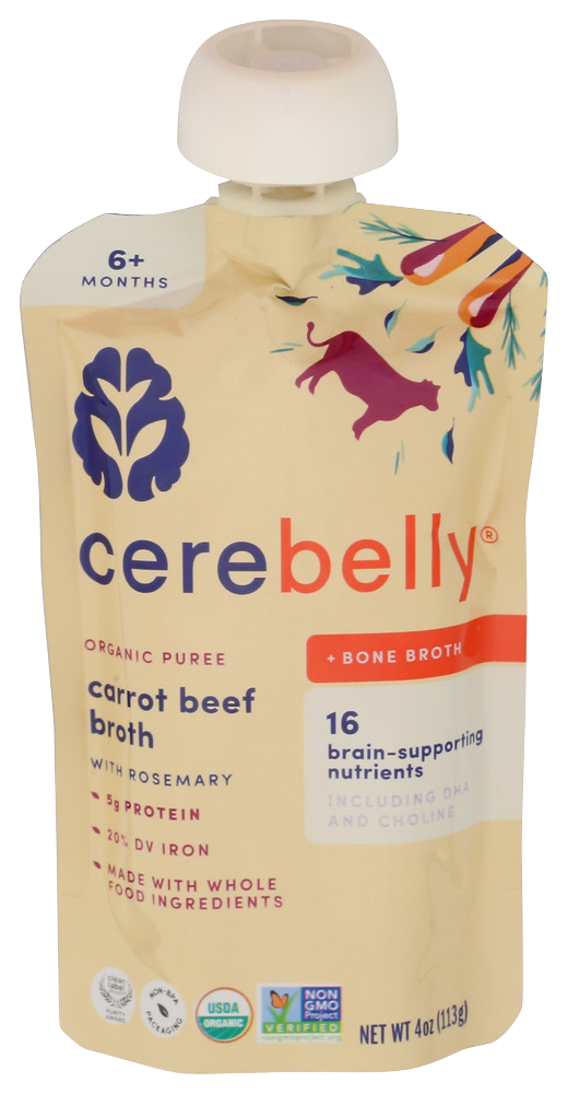 Cerebelly Carrot & Beef Broth - 4 OZ