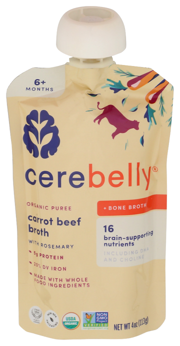 Cerebelly Carrot & Beef Broth - 4 OZ